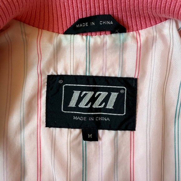 Vintage 80s Pink Zip-Up Windbreaker Bomber Jacket - Picture 14 of 14